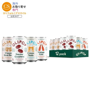 �I���|�b�v �v���o�C�I�e�B�N�X �\�[�_�|�b�v �N���V�b�N�\�[�_ �o���G�e�B�p�b�N OLIPOP Prebiotic Soda Pop, Classic Soda Variety Pack 12oz (12-Cans) �y�����񂹏��i�z�y���킹�Ĕ��������z