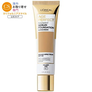 �����A���p�� �G�C�W�p�[�t�F�N�g ���f�B�A���g �Z���� �t�@���f�[�V���� SPF 50 �S�[���f���T�� L'Oreal Paris Age Perfect Radiant Serum Foundation with SPF 50, Golden Sun �y�����񂹏��i�z