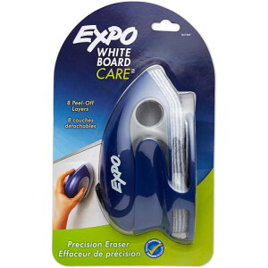 ySiΏہE펞2300~E3800~E41000~OFFN[|zGLX| zCg{[h 8w EXPO Precision-Point White Board Eraser, Peel-Off Layersy񂹏izy킹Ĕz