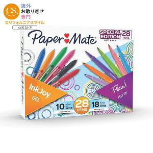 �y�[�p�[���C�g �C���N�W���C ���g���N�^�u���t�F���g�`�b�v�{�[���y�� 28�F����Paper Mate Pens Variety Pack, InkJoy Retractable Gel Pens, Flair Felt Tip Pens, Assorted, 28 Count�y�����񂹏��i�z�y���킹�Ĕ���