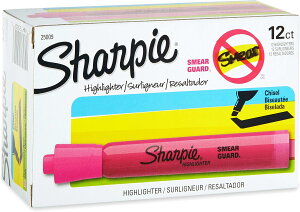 ySiΏہE펞2300~E3800~E41000~OFFN[|zV[s[ ^NX^Cuy `[`bv usN 12{ Sharpie Tank Style Highlighters, Chisel Tip, Fluorescent Pink, Box of 12 y