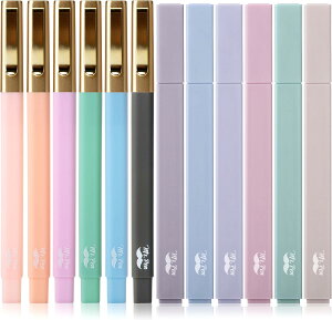 �~�X�^�[�y�� �n�C���C�^�[&�y�� 12�{����p�X�e�� Mr. Pen- Aesthetic Highlighters and Pens No Bleed, 12 Pack, Pastel�y�����񂹏��i�z�y���킹�Ĕ��������z