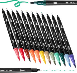 ySiΏہE펞2300~E3800~E41000~OFFN[|zMr.y fA`bvuVy 12{ fB&Be[W Mr. Pen- Dual Tip Brush Pens, 12 pcs, Morandi & Vintage, Adult Coloring Markers y