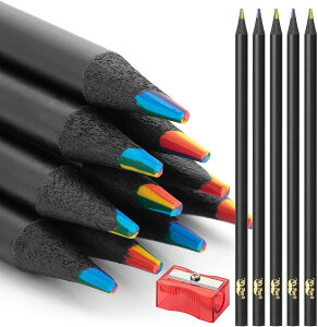 ySiΏہE펞2300~E3800~E41000~OFFN[|zMr.y -C{[M 12{ Mr. Pen- Rainbow Pencils, 12 Pack, 7 Color in 1 Rainbow Colored Pencil y񂹏izy킹Ĕz