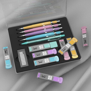 yő1000~OFFN[|z~X^[y pXeV[vyVZbg cƏStBt 5TCY Mr. Pen- Pastel Mechanical Pencil Set with Lead and Eraser Refills, 5 Sizes pastely񂹏iz