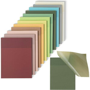 【全品対象・常時2個300円・3個800円・4個1000円OFFクーポン】Mr.ペン 半透明付箋 50枚×12セット ヴィンテージカラー Mr. Pen- Transparent Sticky Notes, 3×4, 600 Sheets, Vintage Colors【お取り寄せ商品】【合わ