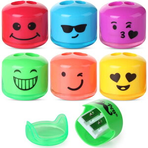 ySiΏہE펞2300~E3800~E41000~OFFN[|zMr.y X}C[M 6Zbg Mr. Pen- Pencil Sharpener, Smiley Sharpener 6 Packy񂹏izy킹Ĕz
