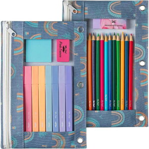 ySiΏہE펞2300~E3800~E41000~OFFN[|zMr.y yV|[` 2Zbg gC{[ Mr. Pen- Pencil Pouch, 2Pack, Pencil Pouches Retro Rainbowy񂹏izy킹Ĕ