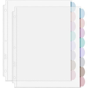 ySiΏہE펞2300~E3800~E41000~OFFN[|zMr.y ^utNAoC_[V[g  2 3 Mr. Pen- Clear Sheet Protectors with Binder Tabs, 8 Tabs y񂹏izy킹Ĕ