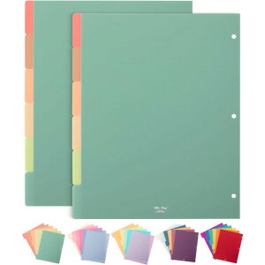 ySiΏہE펞2300~E3800~E41000~OFFN[|zMr.y oC_[CfbNX d؂ 6×2Zbg O[ Mr. Pen- Binder Dividers, 6 Tab Dividers, Pack of 2 Sets Green y񂹏izy