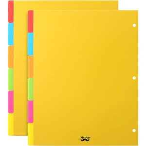 ySiΏہE펞2300~E3800~E41000~OFFN[|zMr.y oC_[CfbNX d؂ 6×2Zbg CG[ Mr. Pen- Binder Dividers, 6 Tab Dividers, Pack of 2 Sets yellow y񂹏iz