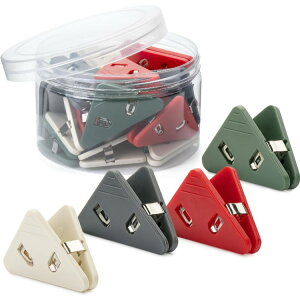 【全品対象・常時2個300円・3個800円・4個1000円OFFクーポン】Mr.ペン コーナーペーパークリップ 20個セット 4色 Mr. Pen- Corner Paper Clips, 20Pack, 4 Colors【お取り寄せ商品】【合わせて買いたい】