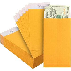 ySiΏہE펞2300~E3800~E41000~OFFN[|z~X^[y  100 CG[ F Mr. Pen- Money Envelopes for Cash, 100 Pack, 6.5 x 3.5 yellowy񂹏izy킹Ĕz