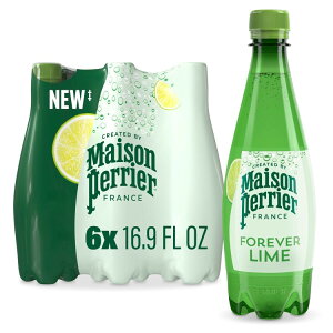 yő1000~OFFN[|z]yG AeBbg Xp[NO EH[^[ Ct[o[ 500ml 6{ Maison Perrier Ultimate Sparkling Water Lime Flavored 16.9 Fl Oz 6 County񂹏izy