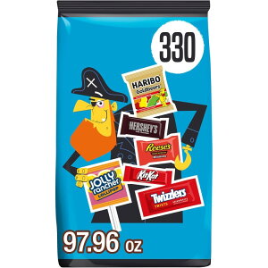 yő1000~OFFN[|zn[V[Y ~j`AA\[gt[o[ nEBLfB oNobO 2.27kg 330 Hershey Miniatures Assorted Flavored, Halloween Candy Bag, 97.96 oz (330 Pieces)y