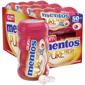 yIׂt[o[zgX sAtbV VK[t[ `[CK LVg[ 50 {g (6 pbN) Mentos Chewing Gum with Xylitol, 50 Piece (Pack of 6) y񂹏izy