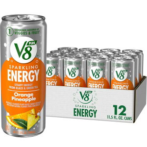 ySiΏہE펞2300~E3800~E41000~OFFN[|zV8 +SPARKLING ENERGY IW pCibv W[X GiW[hN 340ml (11.5 fl oz) 12{ Orange Pineapple Juice Energy Drink, (Pack of 12) y