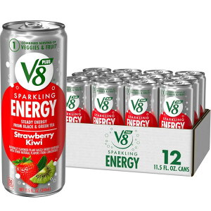 ySiΏہE펞2300~E3800~E41000~OFFN[|zV8 +SPARKLING ENERGY Xgx[LEC GiW[hN 340ml (11.5 fl oz) 12{ Strawberry Kiwi Energy Drink, (Pack of 12) y񂹏iz