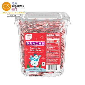 �u���b�` �~�j�L�����f�B�P�C�� �y�p�[�~���g 260���� Brach's Mini Candy Canes, 260 ct �y�����񂹏��i�z�y���킹�Ĕ��������z