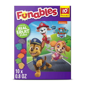 yő1000~OFFN[|zt@iuX t[cXibN O~ pEpg[ A\[gt[c 10 Funables Fruity Snacks, PAW Patrol, Assorted Fruit, Flavored Snacks, 0.8 oz 10 cty񂹏iz