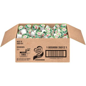 yő1000~OFFN[|zlX R[q[Cg R[q[N[}[ ACbVN[ 180 Nestle Coffee mate Coffee Creamer, Irish Creme, Liquid Creamer 11ml 0.375fl oz Tubs (Pack of 180) y