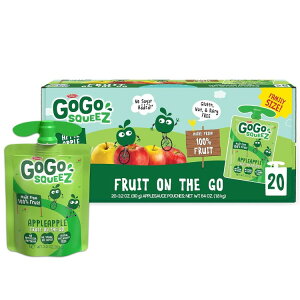 ySiΏہE펞2300~E3800~E41000~OFFN[|zS[S[XNC[Y t[c I U S[ AbvAbv 20 GoGo squeeZ Fruit on the Go, Apple Apple, 3.2 oz (Pack of 20),y
