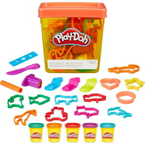 ySiΏہE펞2300~E3800~E41000~OFFN[|zvCh[ Lt@^uZbg ANZT[ 19 Play-Doh Fun Tub Set, 19 Accessories & Reusable Storage Containery񂹏izy