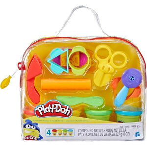 【最大1000円OFFクーポン】プレイドー スターターセット 9ピースキット モデリングコンパウンド缶4個付き Play-Doh Starter Set 9-Piece Kit with Storage Tote & 4 Modeling Compound Cans【お取り寄せ商品】【合わ