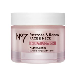 ySiΏہE펞2300~E3800~E41000~OFFN[|zNo7 XgAj[ }`ANV tFCXlbN iCgN[ 50ml No7 Restore & Renew Multi Action Face & Neck Night Creamy