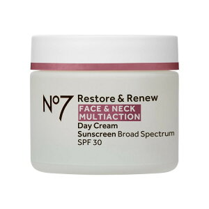 ySiΏہE펞2300~E3800~E41000~OFFN[|zNo7 XgAj[ }`ANV tFCXlbN SPF 30 fC N[ No7 Restore & Renew Multi Action Face & Neck SPF 30 Day Creamy