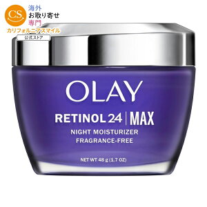 �I���C ���`�m�[��24�}�b�N�X �i�C�g���C�X�`�����C�U�[ �t�F�C�X�N���[�� 48g Olay Retinol 24 Max Moisturizer, Retinol Hydrating Night Face Cream�y�����񂹏��i�z�y���킹�Ĕ��������z