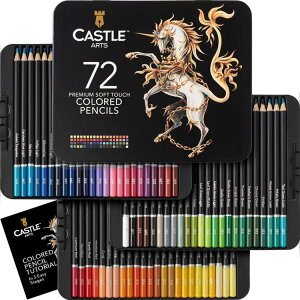 ySiΏہE펞2300~E3800~E41000~OFFN[|zLbXA[gTvC 72FMZbg Castle Art Supplies 72 Colored Pencils Set y񂹏izy킹Ĕz