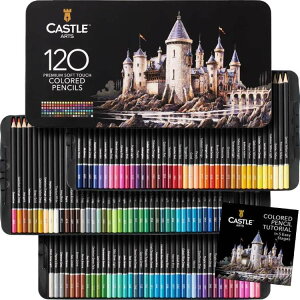 ySiΏہE펞2300~E3800~E41000~OFFN[|zLbXA[gTvC 120FMZbg Castle Art Supplies 120 Colored Pencils Set y񂹏izy킹Ĕz