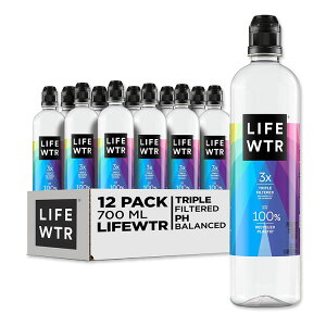 yő1000~OFFN[|zLIFEWTR v~A 700ml tbv Lbv {gA700 mL 12{Zbg LIFEWTR Premium Purified Water, pH Balanced with Electrolytes 700 mL (Pack of 12) y񂹏izy