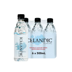 ySiΏہE펞2300~E3800~E41000~OFFN[|zACXhX͓VRNoAJ 500 ml / 499ml (6 {) Icelandic Glacial Natural Spring Alkaline Water 500 ml / 16.9 Fl Oz (Pack of 6) y
