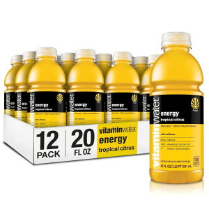 yő1000~OFFN[|zr^~EH[^[ GlM[d r^~ gsJVgXhN 591ml 12{@vitaminwater energy electrolyte enhanced water tropical citrus drinks 20 fl oz 12 Pa
