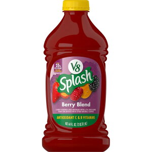 ySiΏہE펞2300~E3800~E41000~OFFN[|zV8 XvbV x[uh t[o[W[X Splash Berry Blend Flavored Juice Beverage, 1892ml 64fl oz Bottle y񂹏izy