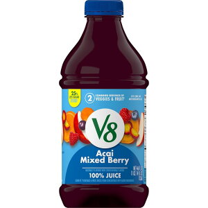 ySiΏہE펞2300~E3800~E41000~OFFN[|zV8 ATC[ ~bNXx[ 100% t[c؃W[X Acai Mixed Berry 100% Fruit and Vegetable Juice, 1360ml 46fl oz Bottle y񂹏i