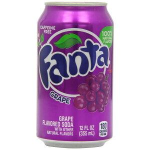 ySiΏہE펞2300~E3800~E41000~OFFN[|zCO t@^ O[v\[_  355ml 12{ Fanta Grape Soda Can 355 ml (Pack of 12) y񂹏izy킹Ĕz