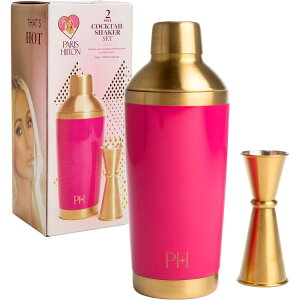 ySiΏہE펞2300~E3800~E41000~OFFN[|zpXqg 2s[X JNeVFCJ[Zbg XeXX`[~LT[ zbgsN Paris Hilton 2-Piece Cocktail Shaker Set y