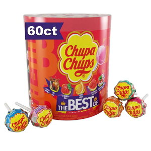 yő1000~OFFN[|z`bp`bvX xXg Iu |bv A\[gg 717g h (60 ) Chupa Chups eBest Off Lollipop Assortment, 5 Flavors 25.3 Oz Drum (60 Suckers) y񂹏iz