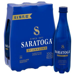 ySiΏہE펞2300~E3800~E41000~OFFN[|zTgK Xp[NO XvO EH[^[{g 453g 6 pbN Saratoga Sparkling Spring Water Bottle PET, 16 Oz, 6-Pack y񂹏