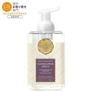 �~�b�V�F���f�U�C�����[�N�X �A�n���h�\�[�v �G���_�[�t�����[�X�v���b�c 530ml Michel Design Works Foaming Hand Soap, Elderflower Spritz 17.8 Fl Oz �y�����񂹏��i�z