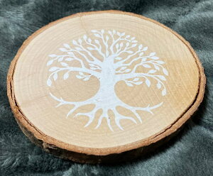 木製コースター (ツリーオブライフ) Tree of Life  ※ 魔術用品 儀式用品 おまじないグッズ 占いなど 【クーポン対象】【39ショップ】