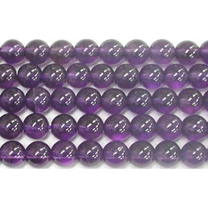 アメジスト 丸玉 6mm B  ※ 天然石 天然石ビーズ パワーストーン 1粒売り バラ売り 1玉販売 【クーポン対象】【39ショップ】