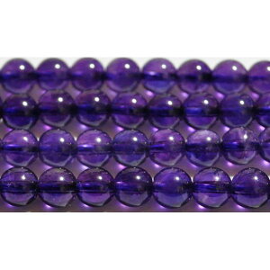 アメジスト 丸玉 6mm A  ※ 天然石 天然石ビーズ パワーストーン 1粒売り バラ売り 1玉販売 【クーポン対象】【39ショップ】