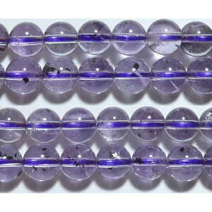 ロマネサイト イン アメジスト 丸玉 8mm B  ※ 天然石 天然石ビーズ パワーストーン 1粒売り バラ売り 1玉販売 【クーポン対象】【39ショップ】