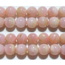 楽天市場】ピンクオパール 一連 10mmの通販
