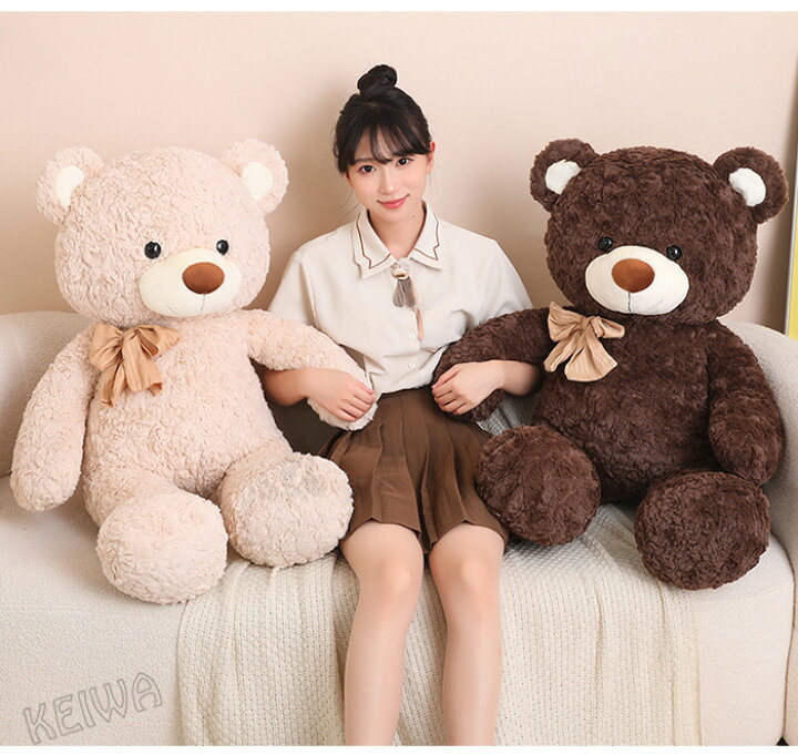 楽天市場】くまのぬいぐるみ クマ teddybear テディベア リボン付き 