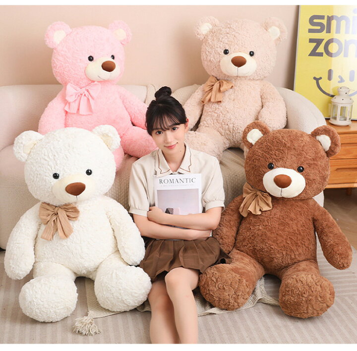 楽天市場】くまのぬいぐるみ クマ teddybear テディベア リボン付き 